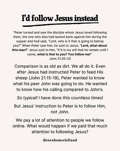 This is what I would do if I wanted to stop comparing my life to others but still kept questioning if I was falling behind